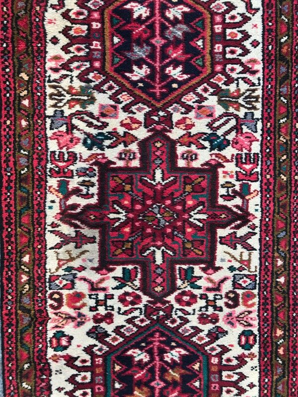Tapis vintage Persan couloir Heriz 62x340 cm