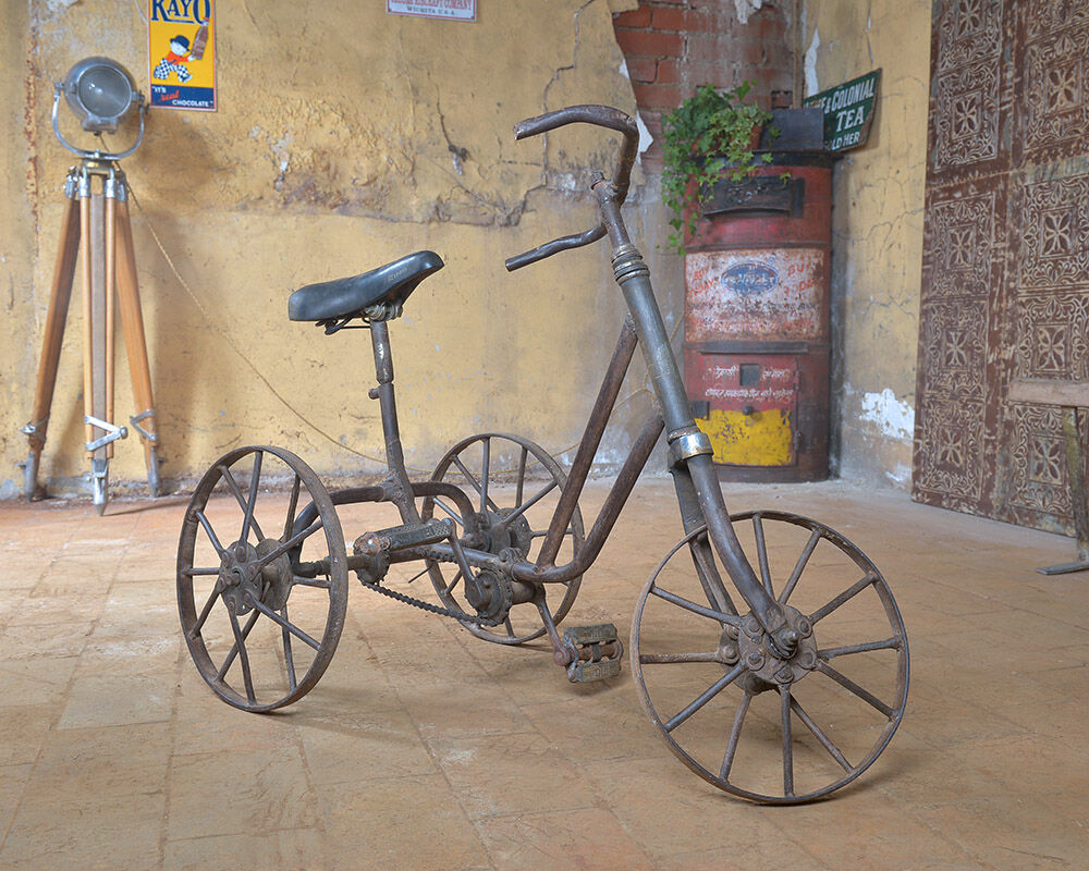 Old metal tricycle | Selency