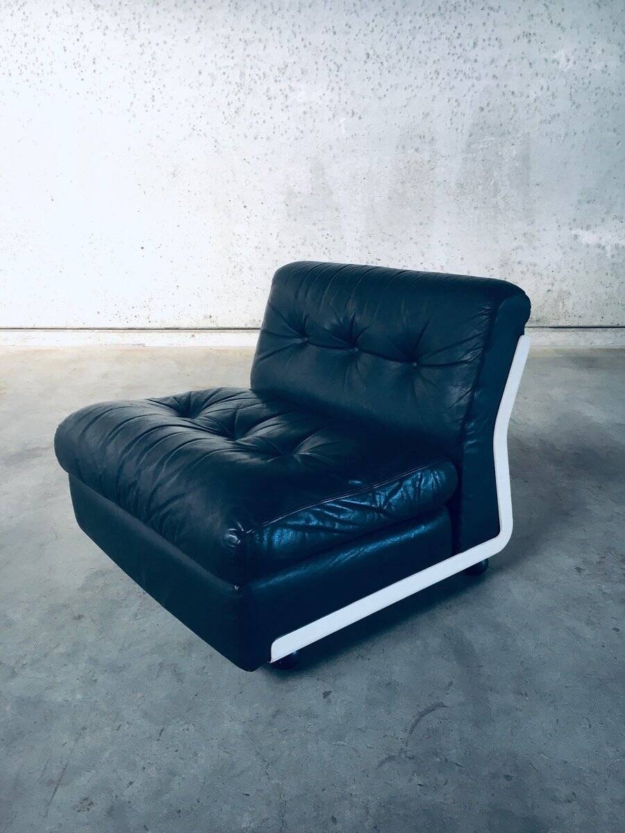 Mid-Century Modern Amanta Modular Sofa by Mario Bellini for B&B Italia, 1970s, Set of 4