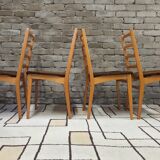 Set of 4 Scandinavian chairs from the 1960s