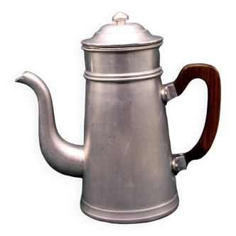 Vintage aluminum coffee maker from Tournus France brand - French Countryside Shabby