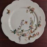 6 art nouveau dessert plates