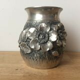 Tin vase signed L Rozay