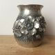 Tin vase signed L Rozay