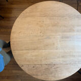 Round wooden table