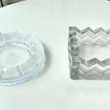 Lalique two ashtrays
