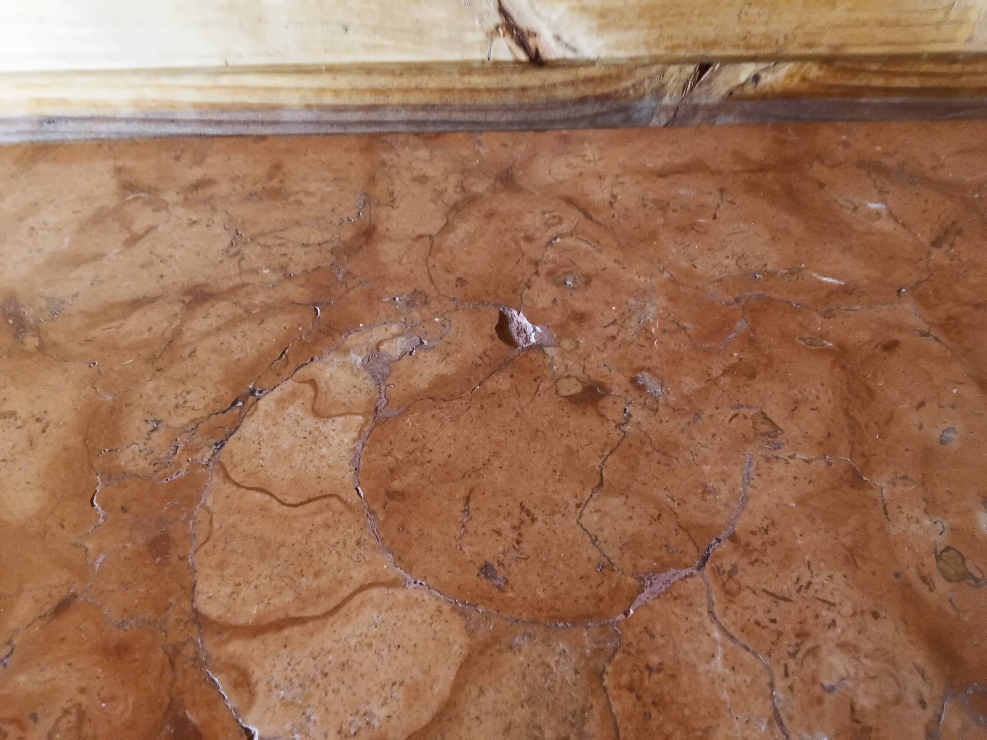 Antique chest of drawers with marble top