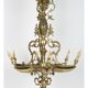 Lustre en bronze doré d'epoque Napoléon III