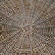 1960s Round coffee table with wicker from the Netherlands