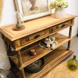 Walnut console