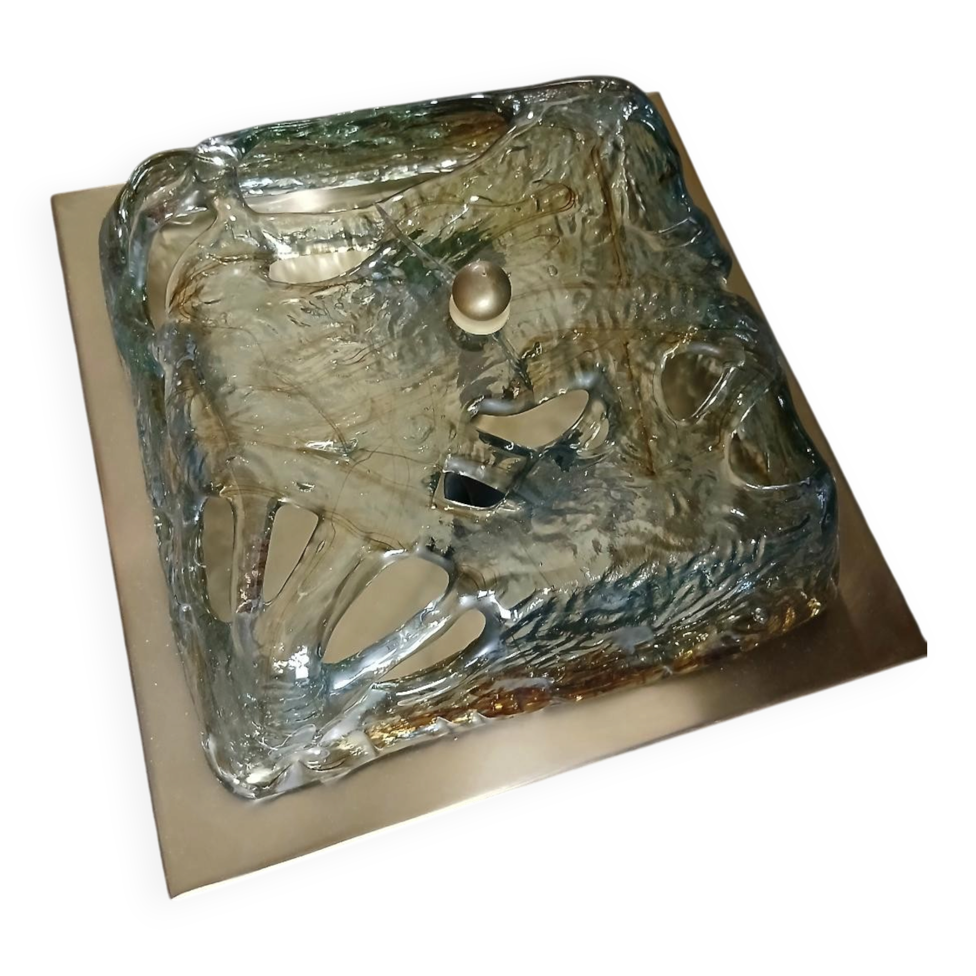 Vintage Style Mazzega Nason Murano Ceiling Light