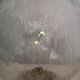 Ceiling lamp wall globe bubble glass Ø 20 cm Vintage 1950