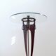 Vincent wegnez sculptural bronze and glass console table - belgium 20th