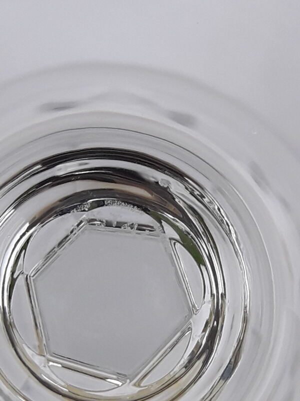 8 verres à vin blanc estampillés cristal Saint Louis modèle Cerdagne H 14 cm