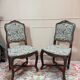 Armand henry pair of natural wood chairs stamped from the regency period