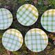 Lot 5 plates earthenware tiles wolf mill