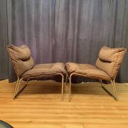 Gillis Lundgren easy chairs, Ikea, Sweden, 1970s