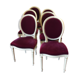 6 chaises style Louis XVI