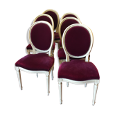 6 chaises style Louis XVI