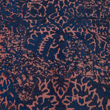 Hand-knotted persian vintage 1970s 190 cm x 275 cm blue wool carpet