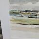 Aquarelle par Michel Roubille, Carnac 1997.