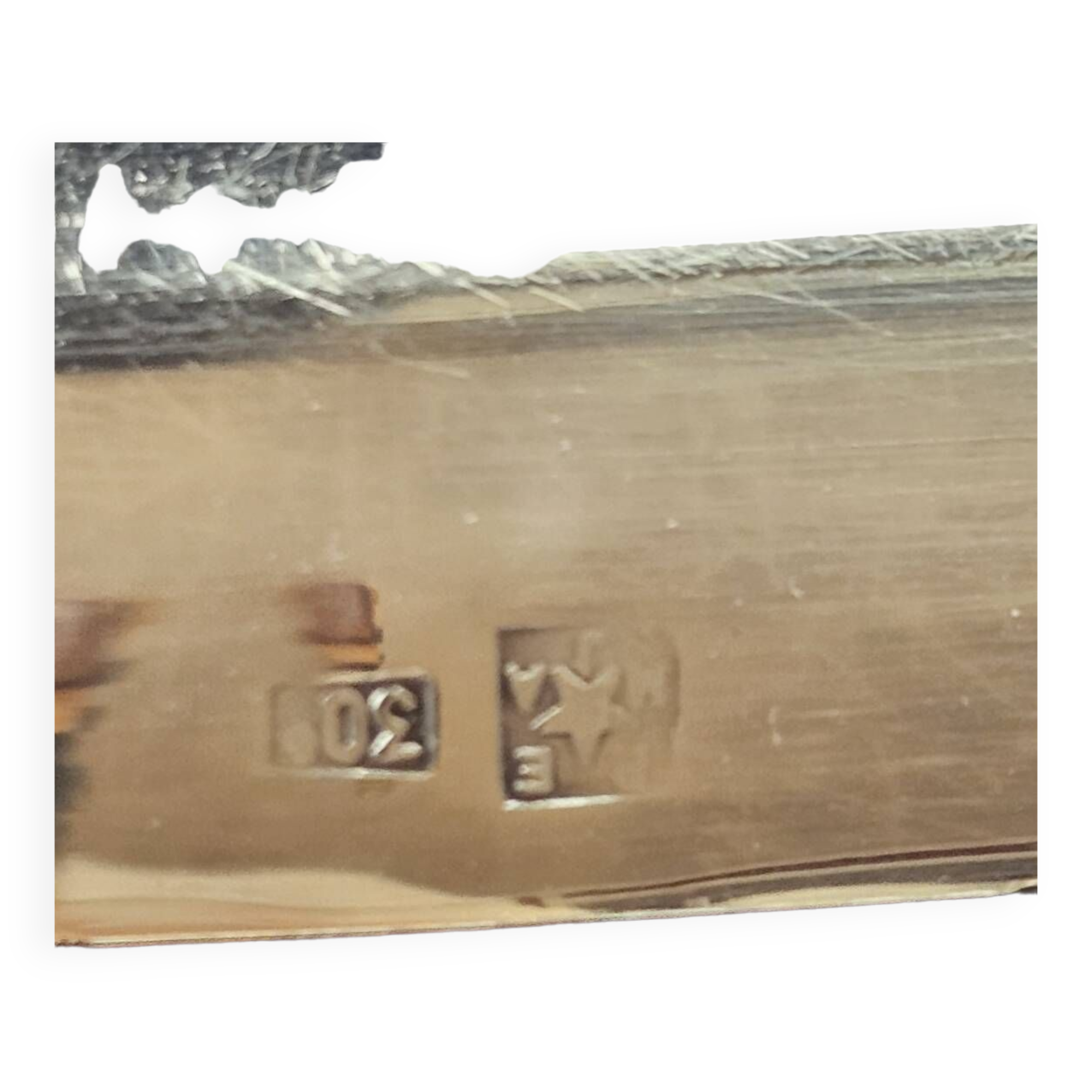 Set of silver dishes