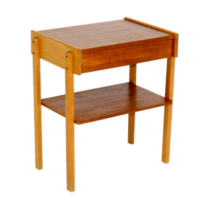 Table de chevet en teck, Suède,
