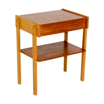 Teak bedside table, Sweden, 1960