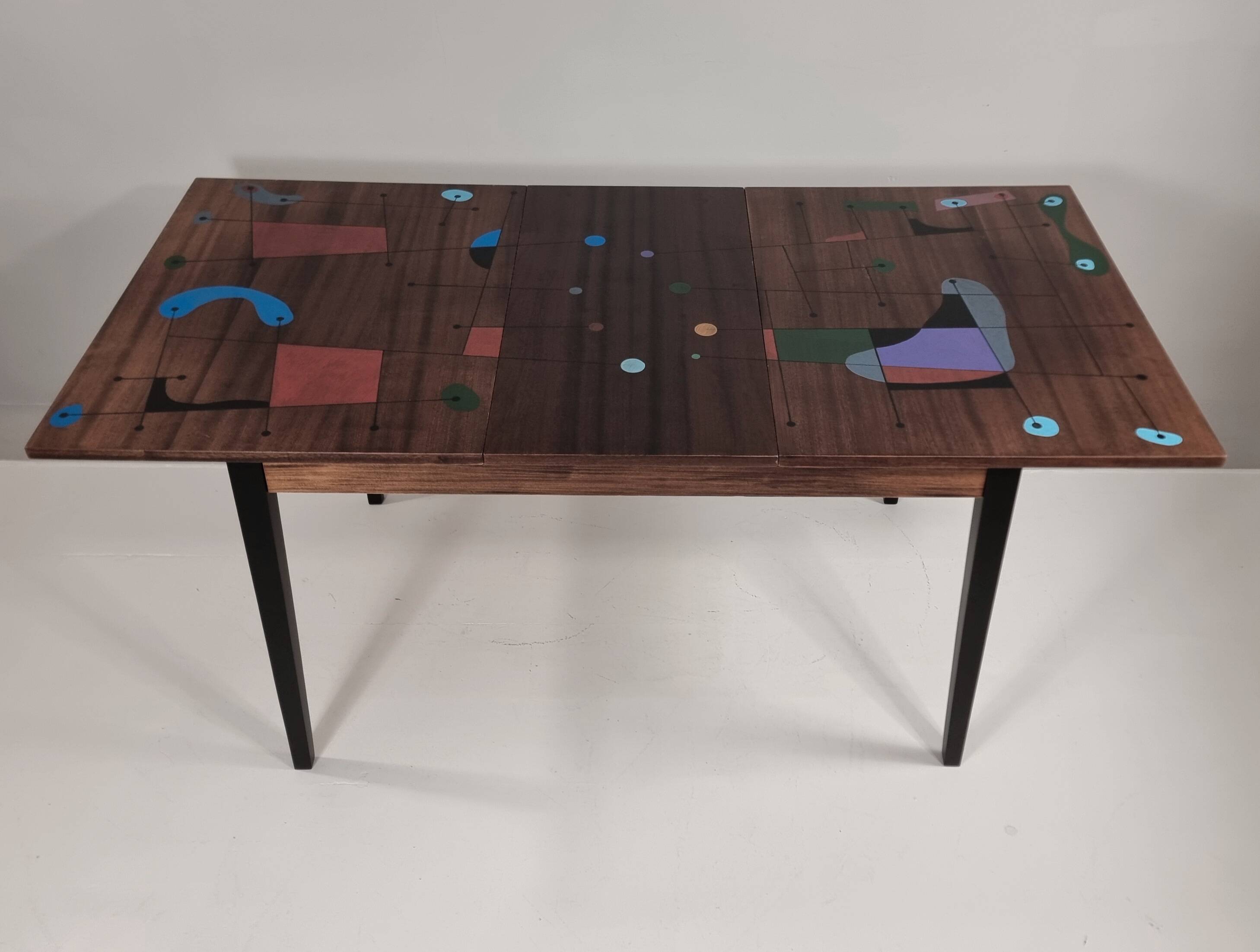 Table vintage en frêne, années 1960