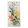 Aquarelle bouquet d’iris signé vintage