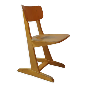 chaise d'ecole vintage