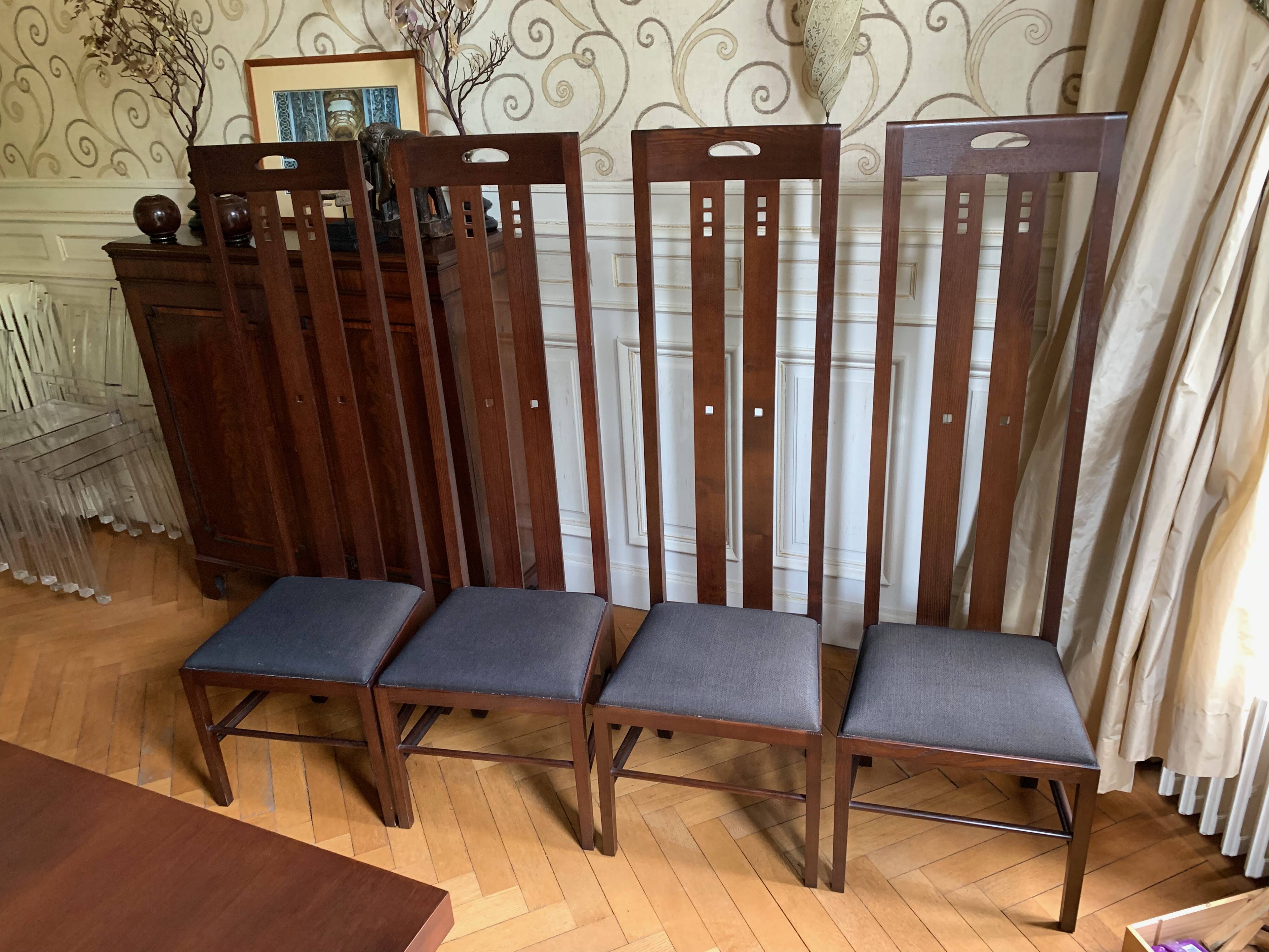 4 Chaises Mackintosh