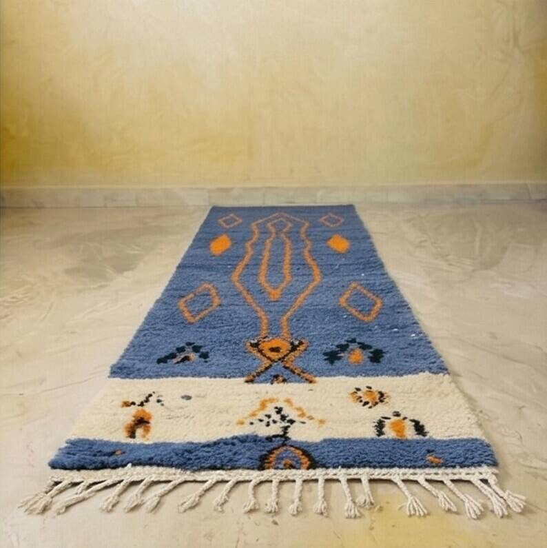 Tapis marocain berbère 100cmx300cm