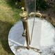 Miroir de bottier en laiton 1900