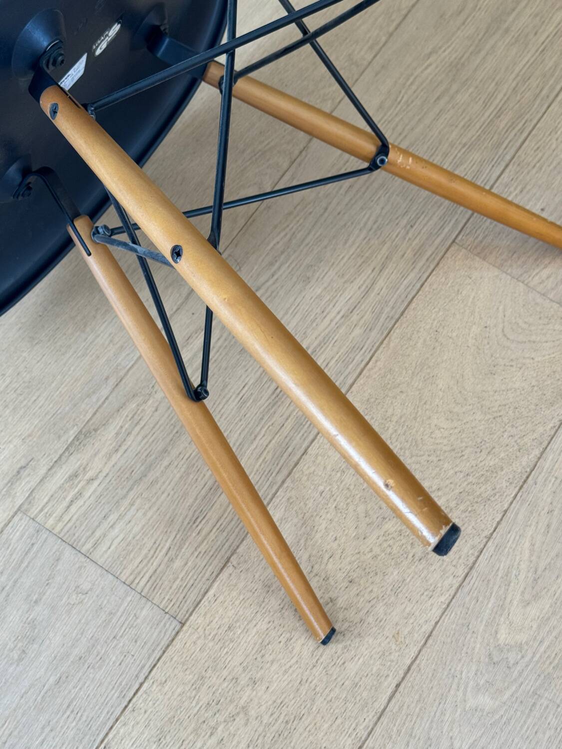 Eames plastic armchairs