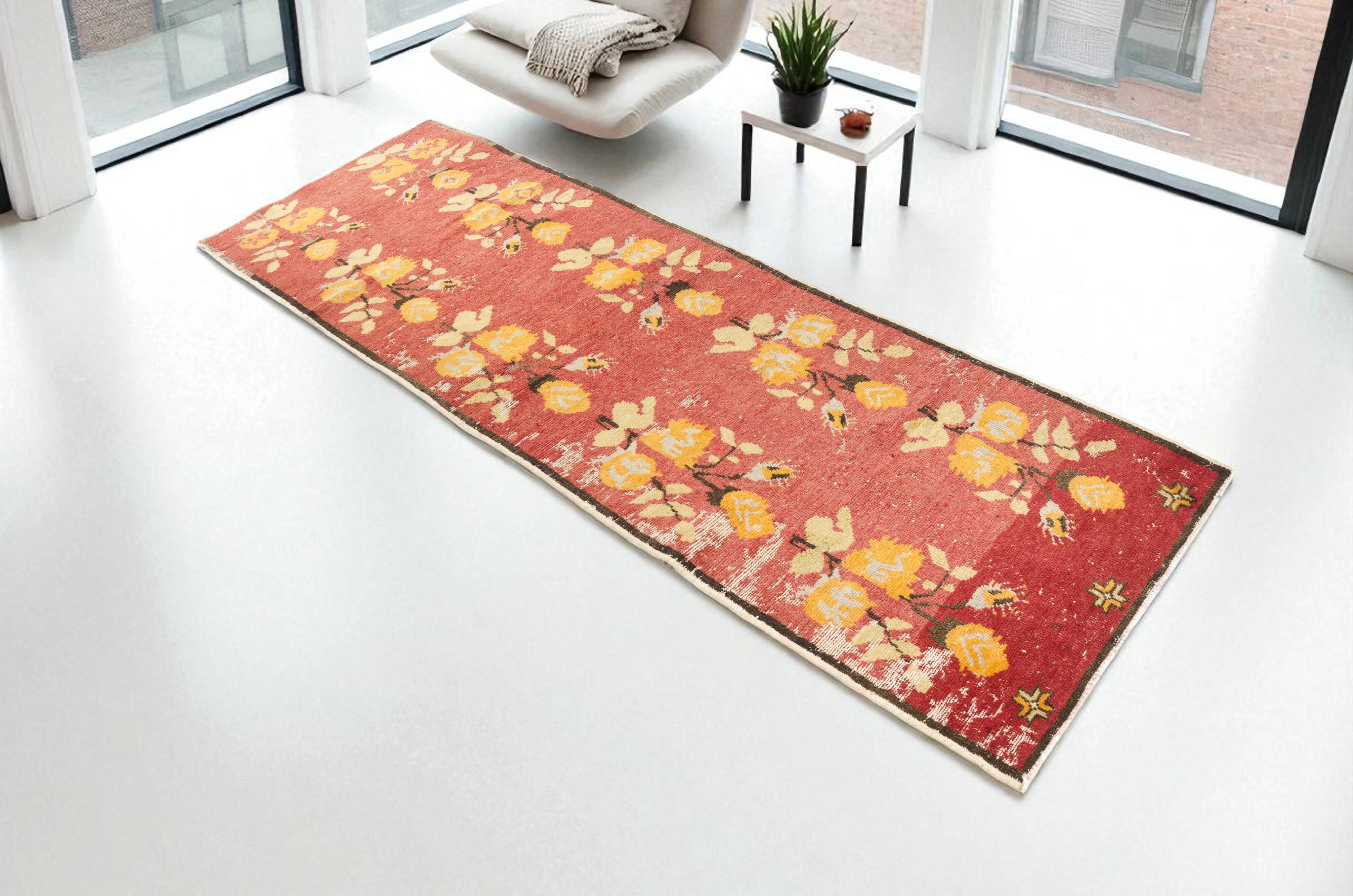 Turkish Vintage Mini Runner Rug sku 1049