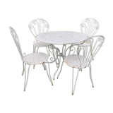 Garden furniture 1 table 4 chairs