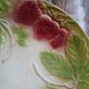 2 antique dessert plates in majolica