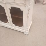Old buffet 2 doors windows patina Shabby chic