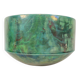 Vintage Handmade Green Luster Glaze Ceramic Bowl, 1960