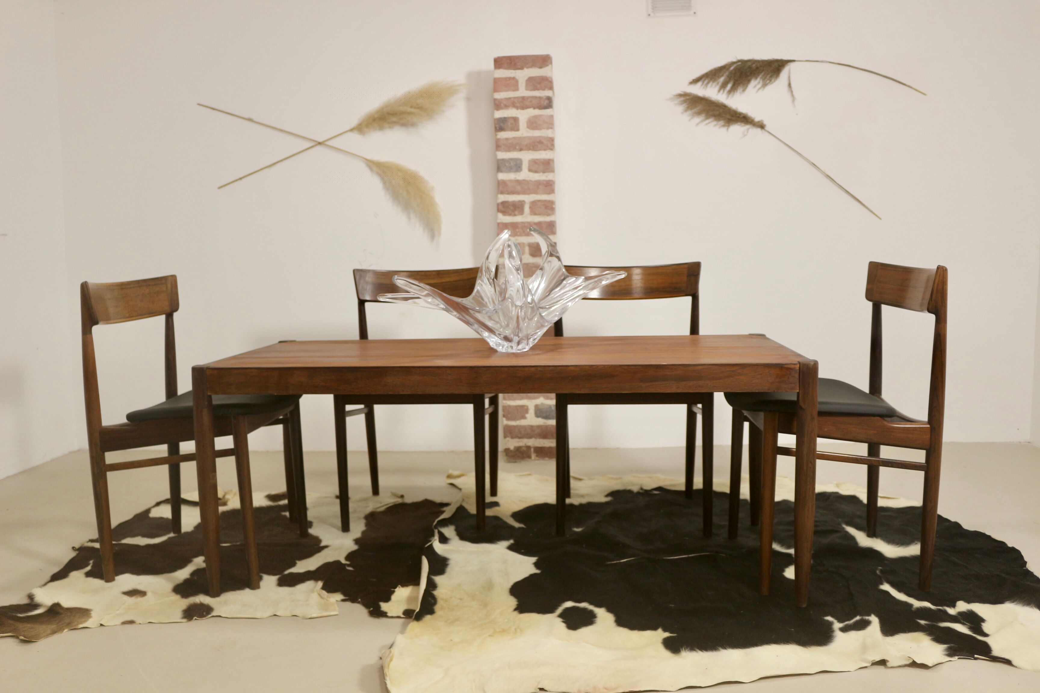 Scandinavian teak coffee table year 60 : Ref : Rosy