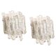 Pair of large Kalmar Murano wall sconces, Austria, 1960s.