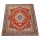 Vintage oriental rug in predominantly red/beige tones with a stunning pattern, 236x170 cm