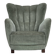 1960s, Danish highback relax chair, furniture velour, ash wood.