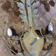 Pair of old Florentine wrought iron wall lights bellina illumina