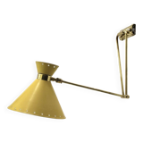 Diabolo wall light, René Mathieu for Maison Lunel, around 1950.