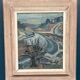 Swedish Oil on Canvas – “Landscape” by Stig Thiderman – Vintage