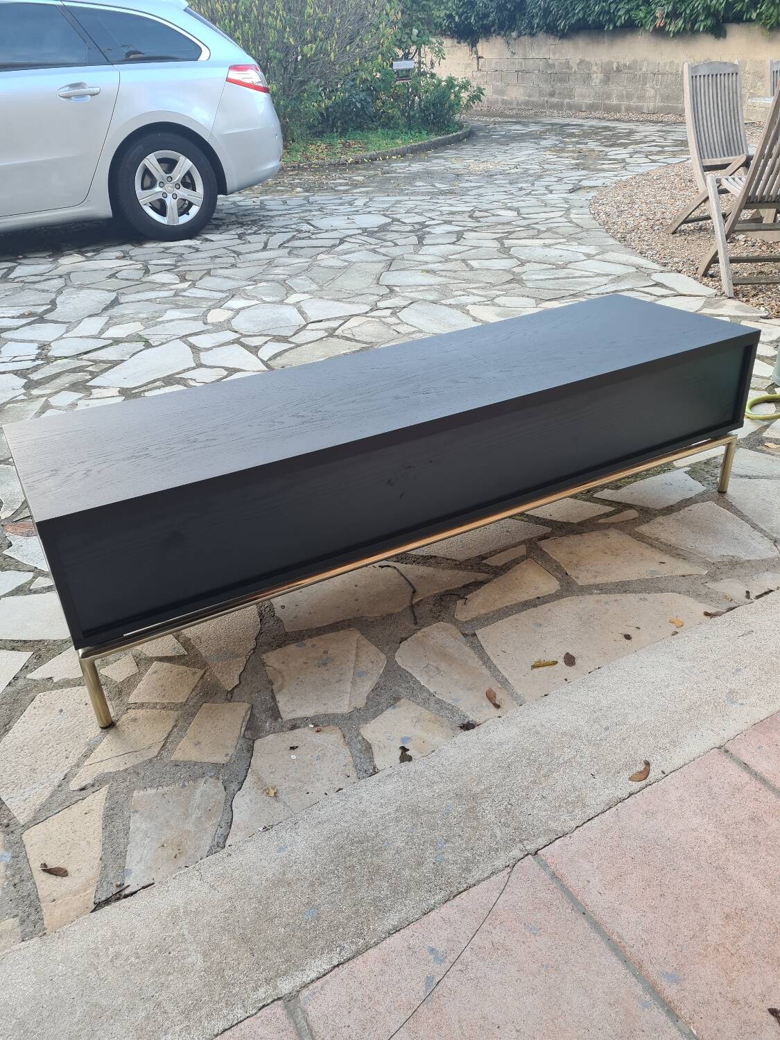 Scandinavian low sideboard WOODMAN