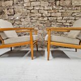 Paire de fauteuil scandinave 1960