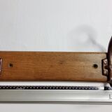 School wall coat rack, antique, 2 hooks, 50 cm